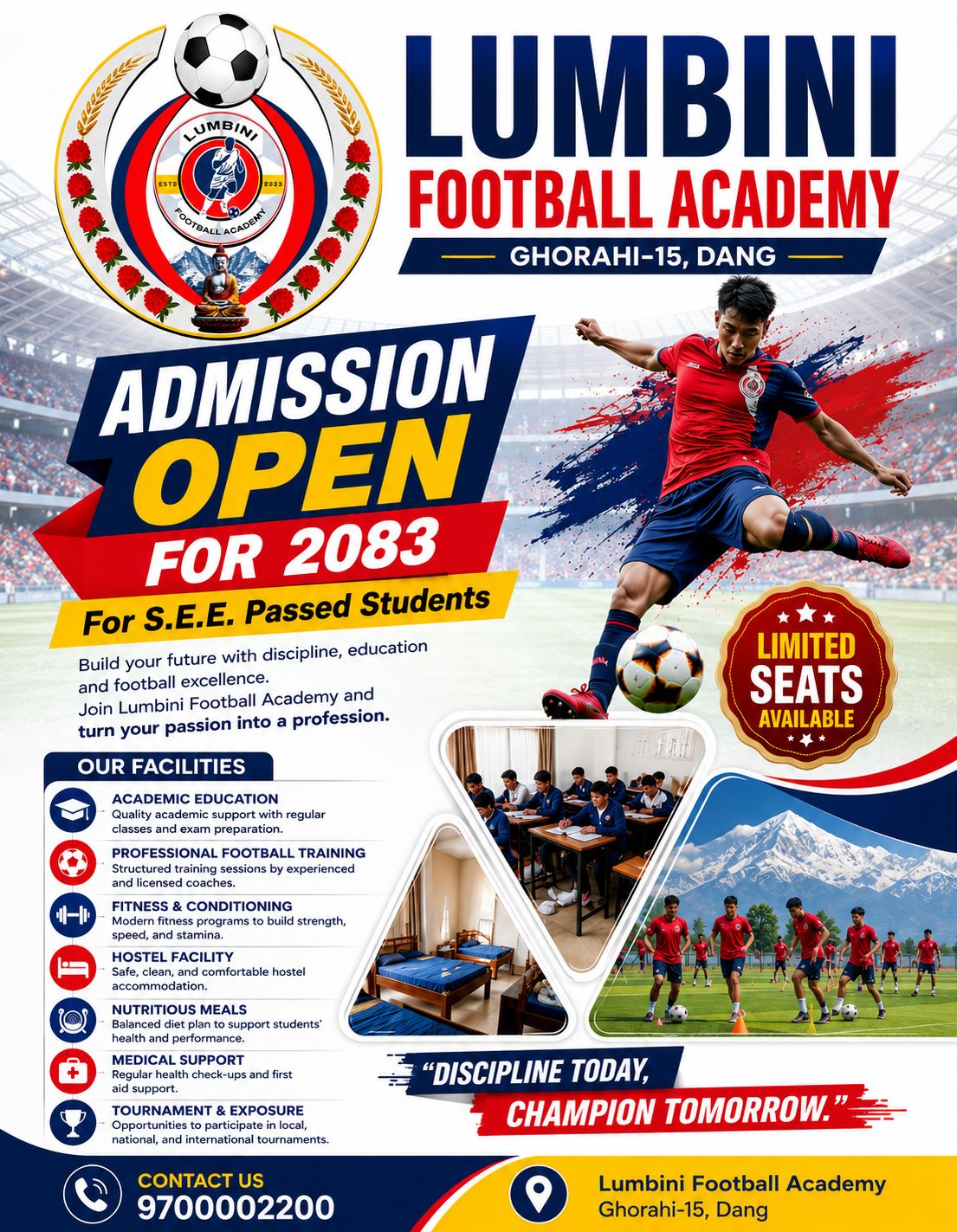 🎓⚽ SEE Completed? Now Take the Next Step Toward Your Academic and Football Dream with LFA